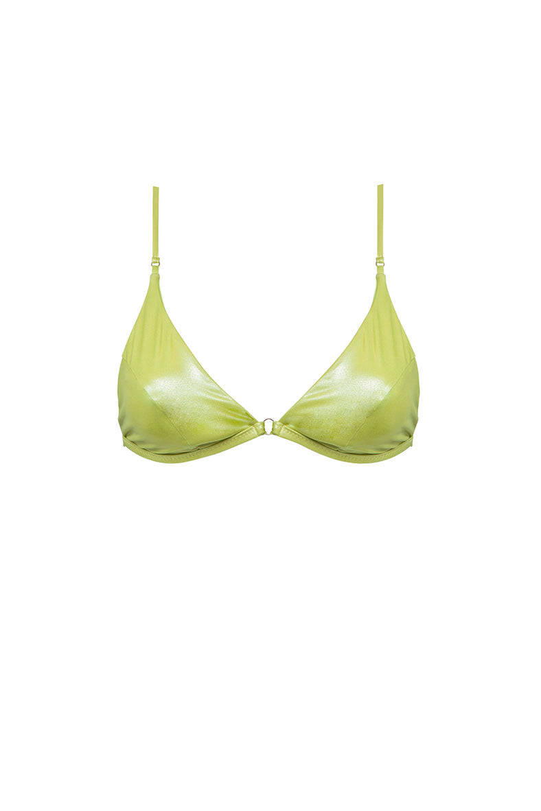 Lime Seychelles Bikini top | Lia Swimwear SS25