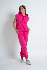 Camila hooded vest - Pink