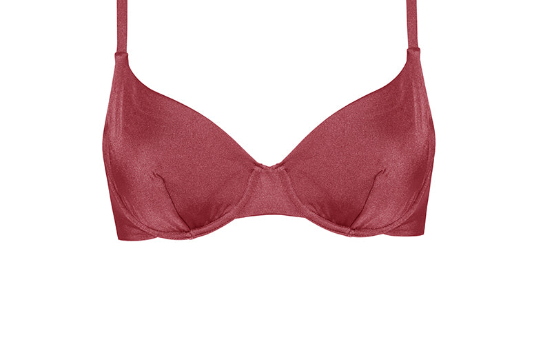 underwire-maroon-bikini-top