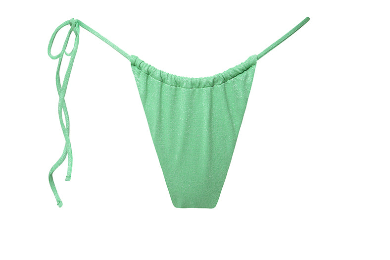 Sparkling Green Curtain Bikini Bottom 