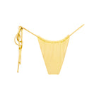 Yellow Curtain Bikini Bottom For Women