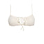 Cream Bandeau Style Bikini Top 