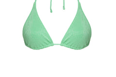 Sparkling Green Curtain Bikini Top
